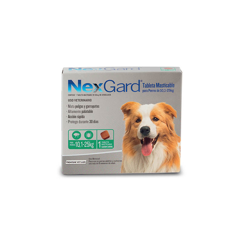 Nexgard de 10 a 25 Kg