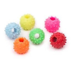 Pelota con púas de goma