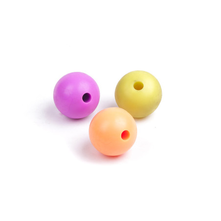 Pelota de goma chica con agujero