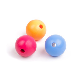 Pelota de goma grande con agujero