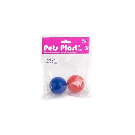 Pelota goma chica x 2