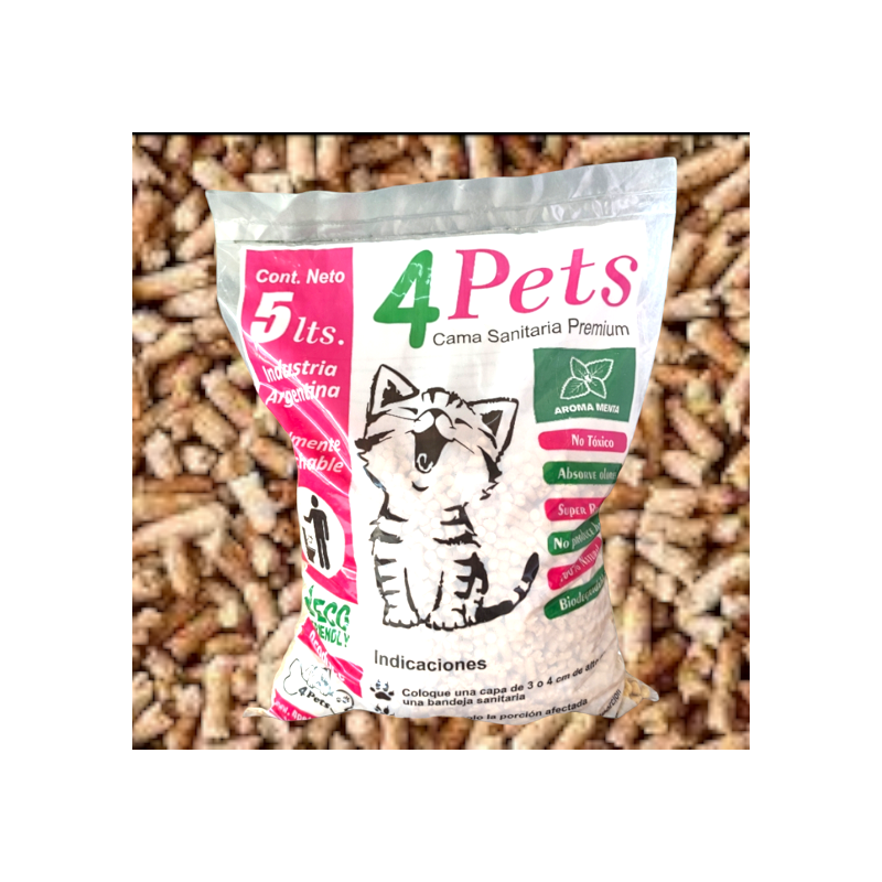 4Pets Cama Sanitaria Premium - Repele Pulgas y Garrapatas