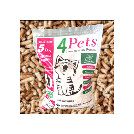 4Pets Cama Sanitaria Premium - Repele Pulgas y Garrapatas