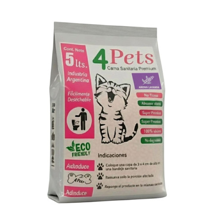 4Pets Cama Sanitaria Premium - Lavanda